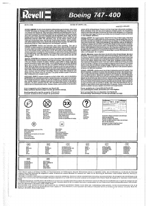 Manual de uso Revell set 04219 Airplanes Boeing 747-400