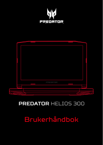 Bruksanvisning Acer Predator G3-573 Laptop