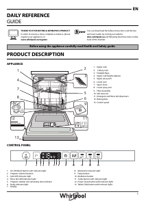 Manual Whirlpool WIC 3C26 PF 60HZ Dishwasher