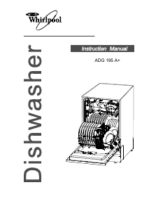 Manual Whirlpool ADG 195 A+ Dishwasher