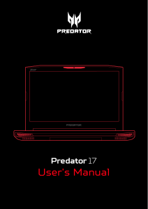 Manual Acer Predator G5-793 Laptop