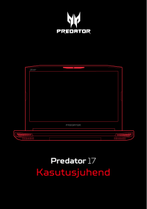 Kasutusjuhend Acer Predator G5-793 Sülearvuti