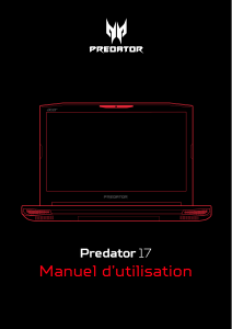 Mode d’emploi Acer Predator G5-793 Ordinateur portable