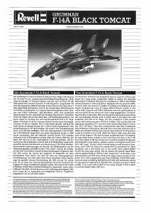 Brugsanvisning Revell set 04514 Airplanes Grumman F-14A Black Tomcat