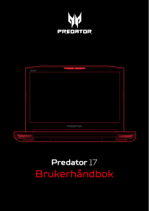 Bruksanvisning Acer Predator G5-793 Laptop