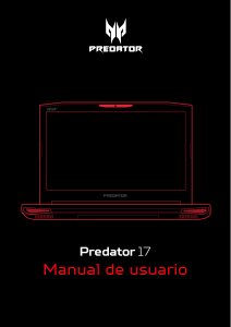 Manual de uso Acer Predator G5-793 Portátil