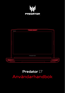 Bruksanvisning Acer Predator G5-793 Bärbar dator