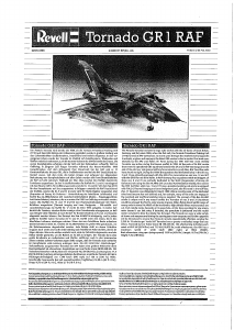 Manual Revell set 04619 Airplanes Tornado GR.1 RAF
