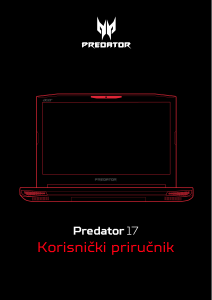 Priručnik Acer Predator G5-793 Prijenosno računalo