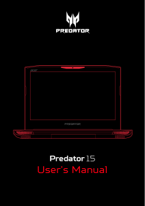 Handleiding Acer Predator G9-591R Laptop
