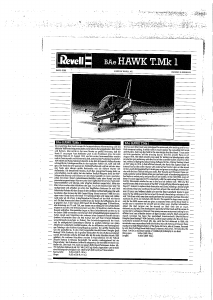 Manuale Revell set 04622 Airplanes BAe Hawk T Mk.1