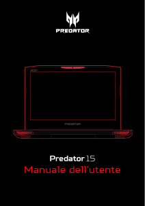 Manuale Acer Predator G9-591R Notebook