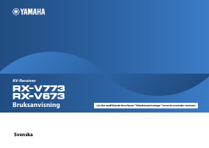 Bruksanvisning Yamaha RX-V673 Receiver