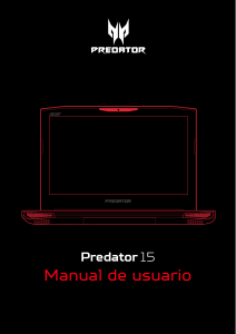Manual de uso Acer Predator G9-591R Portátil