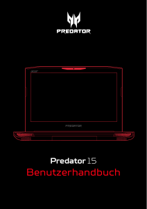 Bedienungsanleitung Acer Predator G9-592 Notebook