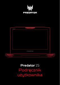 Instrukcja Acer Predator G9-592 Komputer przenośny