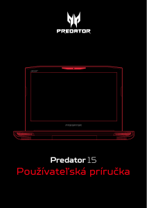 Návod Acer Predator G9-592 Laptop