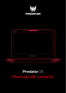 Manual de uso Acer Predator G9-592 Portátil