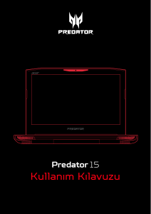 Kullanım kılavuzu Acer Predator G9-592 Dizüstü bilgisayar