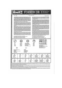 Manual de uso Revell set 04744 Airplanes Fokker Dr.I Manfred von Richthofen