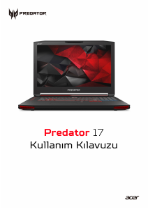 Kullanım kılavuzu Acer Predator G9-792 Dizüstü bilgisayar