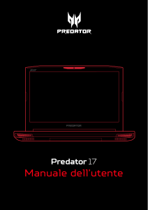 Manuale Acer Predator G9-793 Notebook