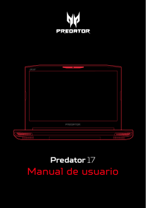 Manual de uso Acer Predator G9-793 Portátil