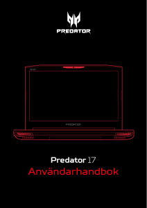 Bruksanvisning Acer Predator G9-793 Bärbar dator