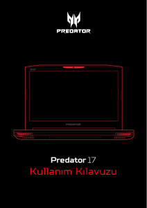 Kullanım kılavuzu Acer Predator G9-793 Dizüstü bilgisayar