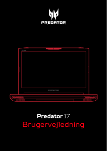 Brugsanvisning Acer Predator G9-793 Bærbar computer