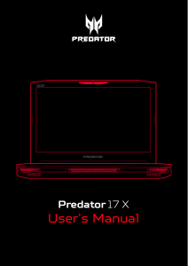 Handleiding Acer Predator GX-791 Laptop