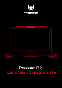 Rokasgrāmata Acer Predator GX-791 Klēpjdators