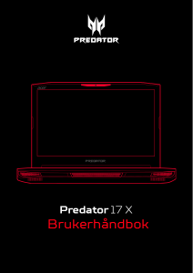 Bruksanvisning Acer Predator GX-791 Laptop