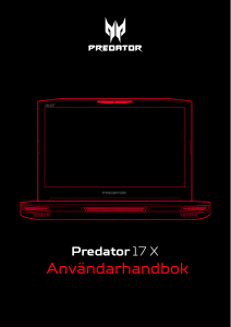 Bruksanvisning Acer Predator GX-791 Bärbar dator