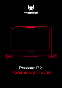 Priručnik Acer Predator GX-791 Prijenosno računalo