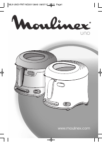 Manual Moulinex AF1231 uno Fritadeira