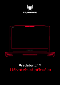 Manuál Acer Predator GX-791 Laptop