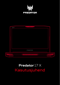Kasutusjuhend Acer Predator GX-792 Sülearvuti