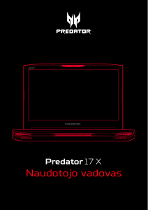 Vadovas Acer Predator GX-792 Nešiojamasis kompiuteris