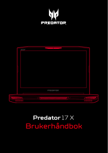 Bruksanvisning Acer Predator GX-792 Laptop