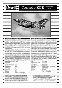 Manual Revell set 04846 Airplanes Tornado ECR Tigermeet 2011