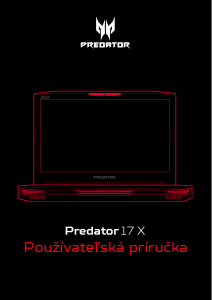Návod Acer Predator GX-792 Laptop