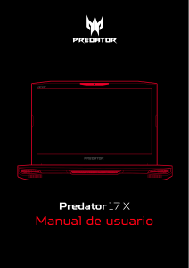 Manual de uso Acer Predator GX-792 Portátil