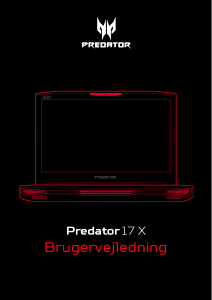 Brugsanvisning Acer Predator GX-792 Bærbar computer