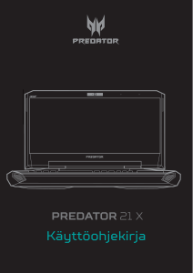 Käyttöohje Acer Predator GX21-71 Kannettava tietokone