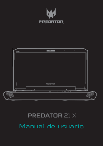 Manual de uso Acer Predator GX21-71 Portátil