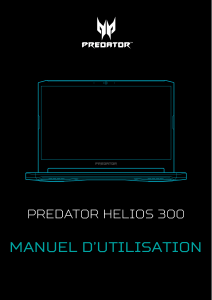 Mode d’emploi Acer Predator PH315-53 Ordinateur portable