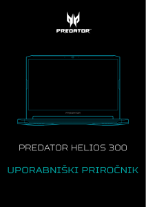 Priročnik Acer Predator PH315-53 Prenosni računalnik
