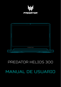 Manual de uso Acer Predator PH315-53 Portátil
