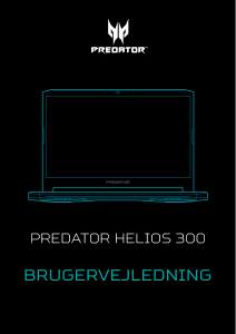 Brugsanvisning Acer Predator PH315-53 Bærbar computer